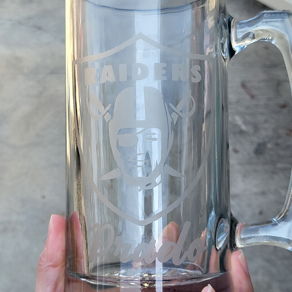 Custom Glass Beer Mug with name - Picture 5 of 10